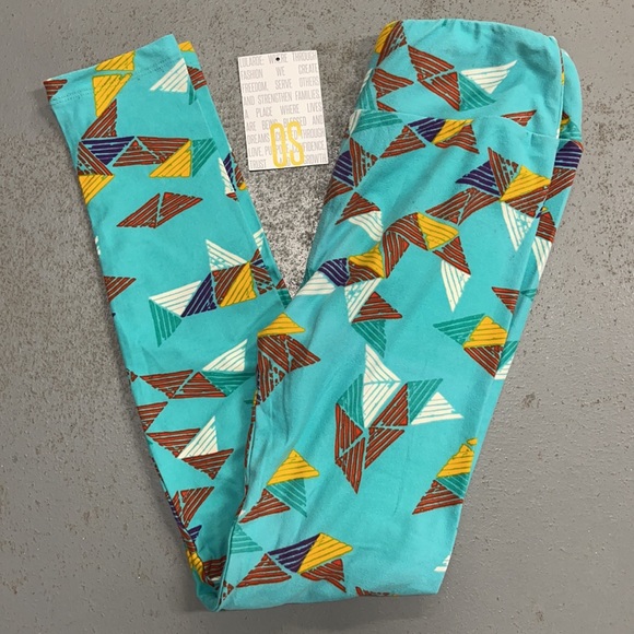 LuLaRoe OS One Size Geometric Leggings NWT - Picture 6 of 7